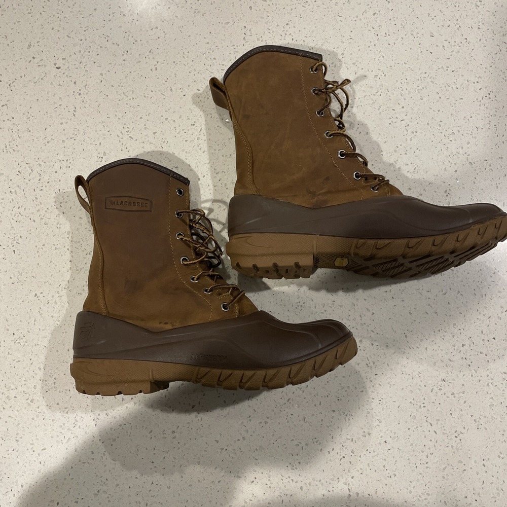 LACROSSE AERO TIMBER TOP‎ 10" CLASSIC BROWN POLYURETHANE OUTDOOR BOOTS Size 9